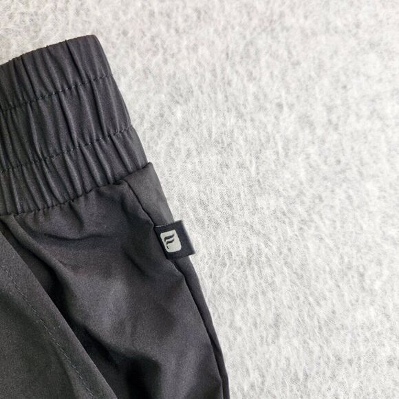 Fabletics Pants Womens XXL Black Wide Leg Cropped Kate Culotte Pull On Flowy - Picture 5 of 13